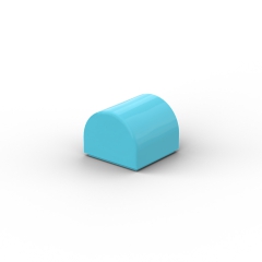 Slope, Curved 1 x 1 x 2/3 Double