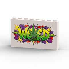 Weed Graffiti Wall