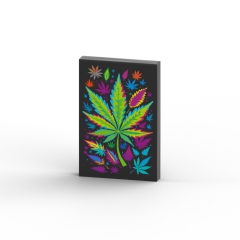 Cannabis Leaf Poster Shop Dispensary
