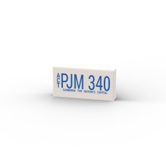 PJM 340 License plates