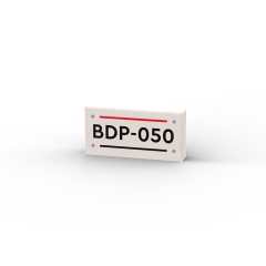BPD-050 License plates