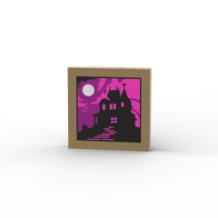 Picture of Black Haunted Mansion Silhouette