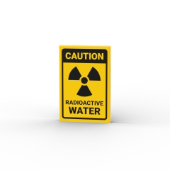 Caution Radioactive Water