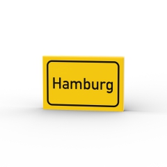 Hamburg Town Sign