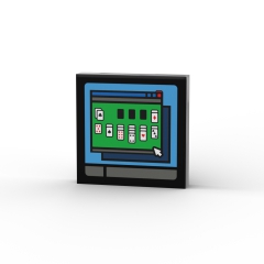 Computer Screen with Solitaire