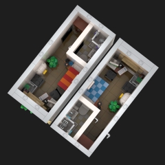 Student Housing, Organic Market and Mobile Shop - Modular Building