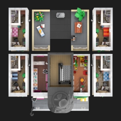 Student Housing, Organic Market and Mobile Shop - Modular Building