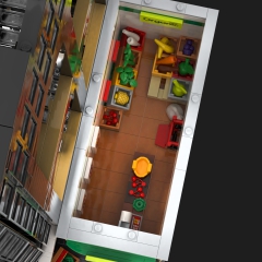 Student Housing, Organic Market and Mobile Shop - Modular Building