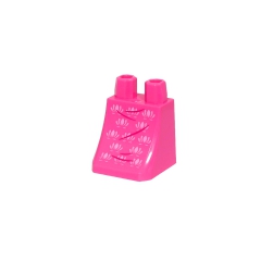 Skirt with Flowers and Creases