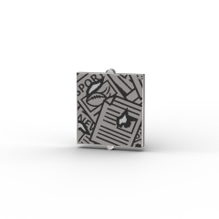 Fenster mit Zeitungen