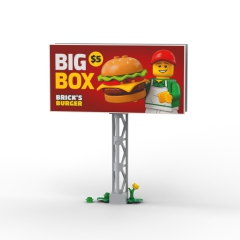 Bricks Burger Billboard