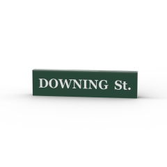 Downing St. Schild
