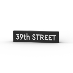 39th Street Sign