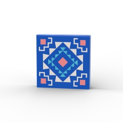 Floor Tiles Lines and Squares Pattern