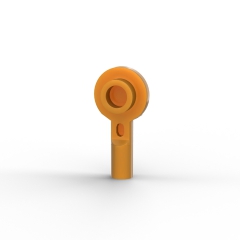 Bar 1L with 1 x 1 Round Plate with Hollow Stud