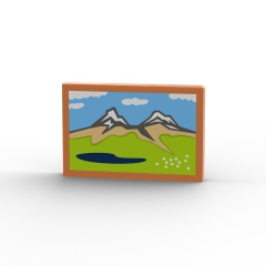 Landscape with Mountains