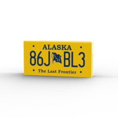86J BL3 Alaska License plates