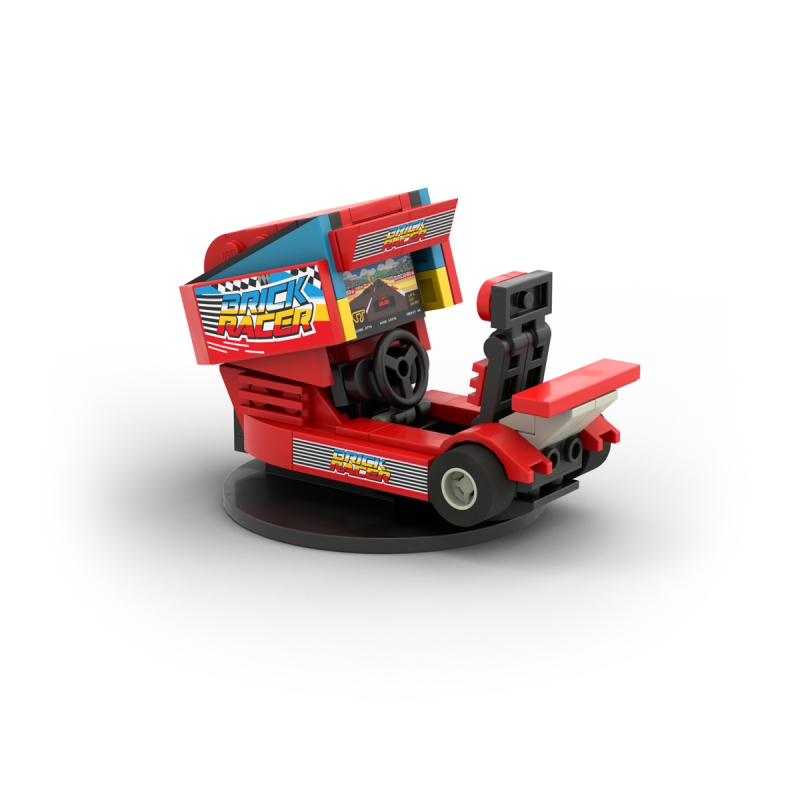 LEGO Custom BRICK RACER Arcade Spielautomat Sticker Decals for LEGO b ...