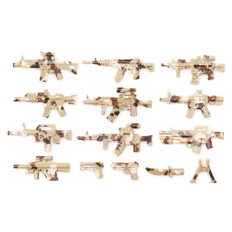 Camouflage Sand Rifles Weapons