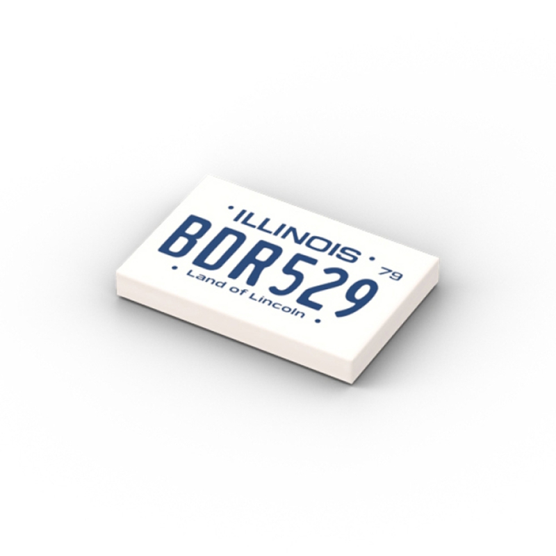 BDR 529 Illinois License plates