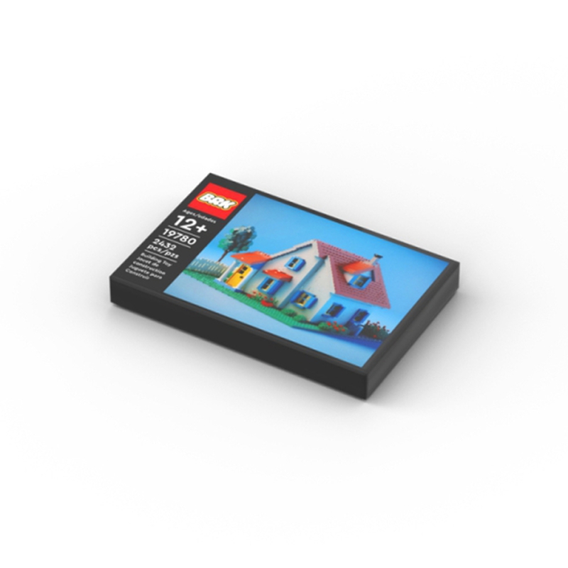 Brick Sets Box with House
