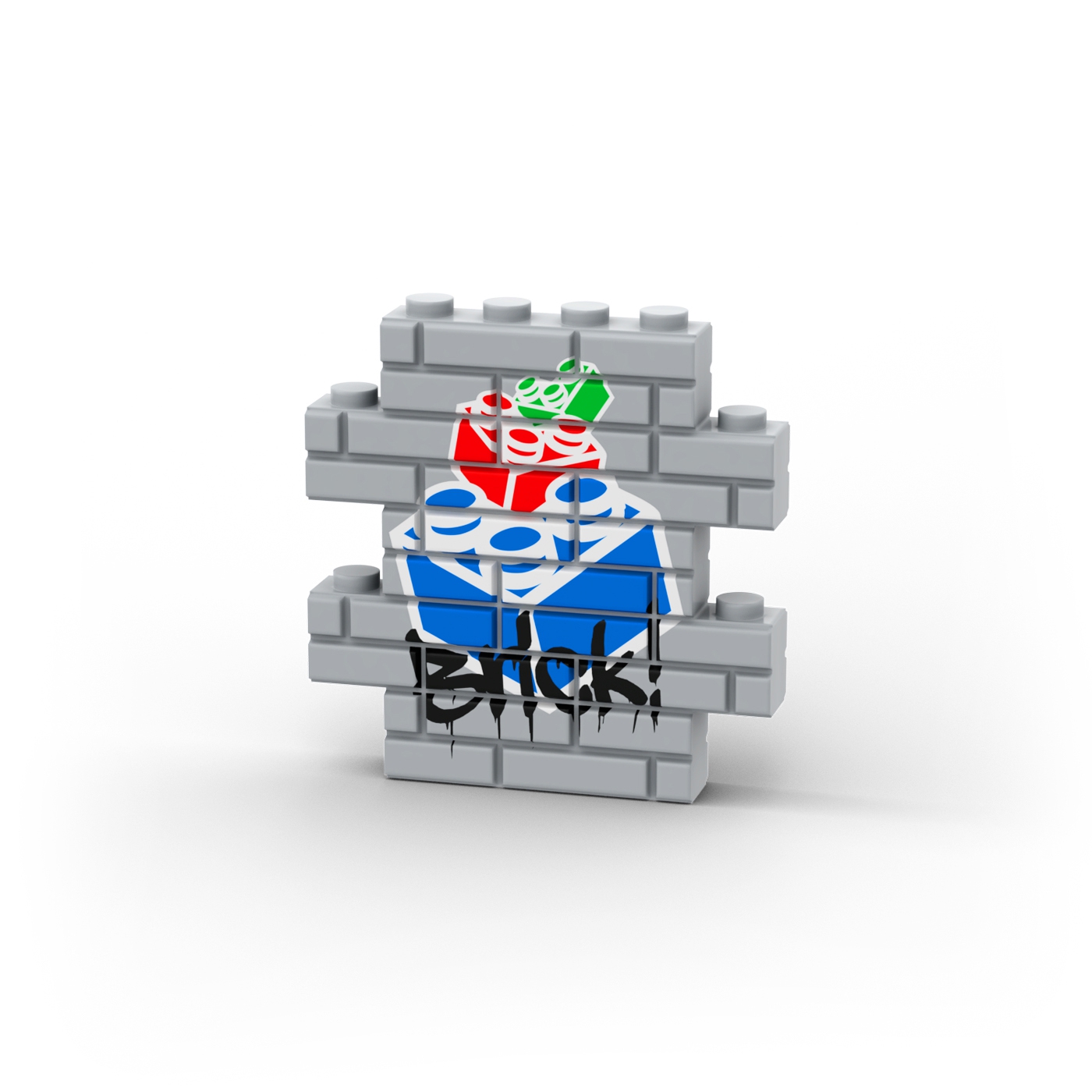 Bricks Graffiti Wall