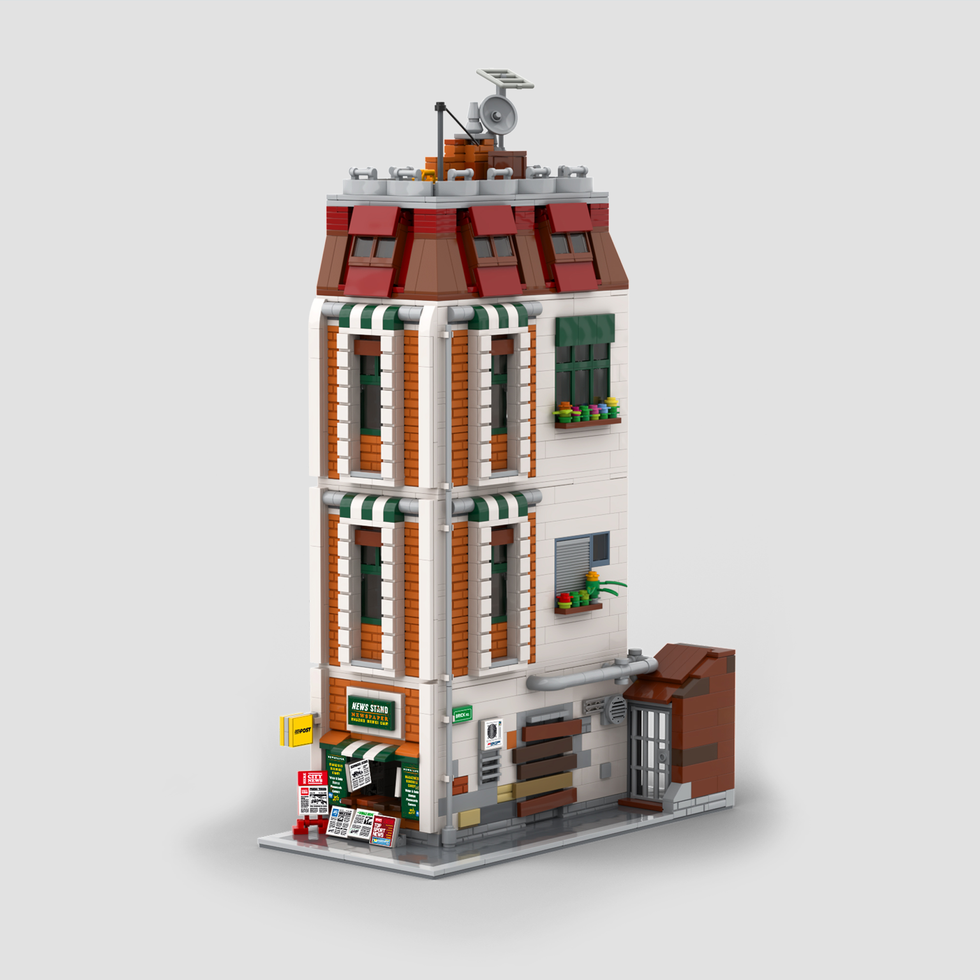 Newsstand with Backyard