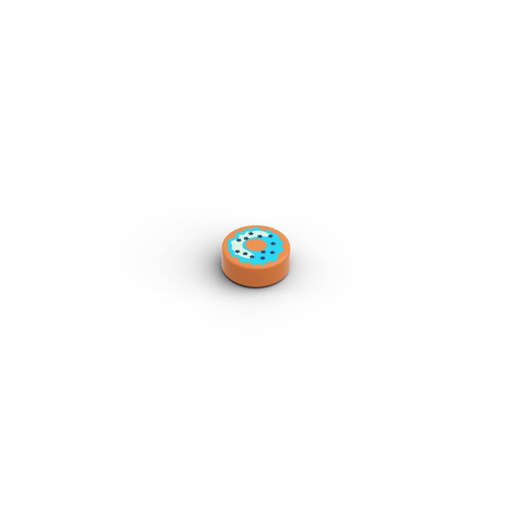 Donut Blue Star