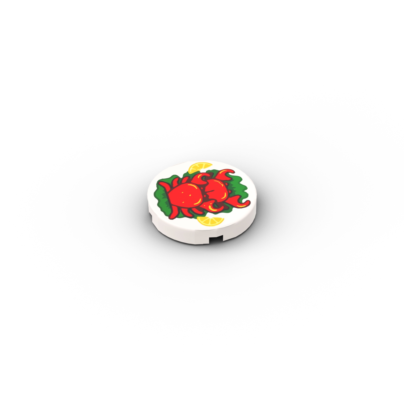 Crabs with Orange and Garnish