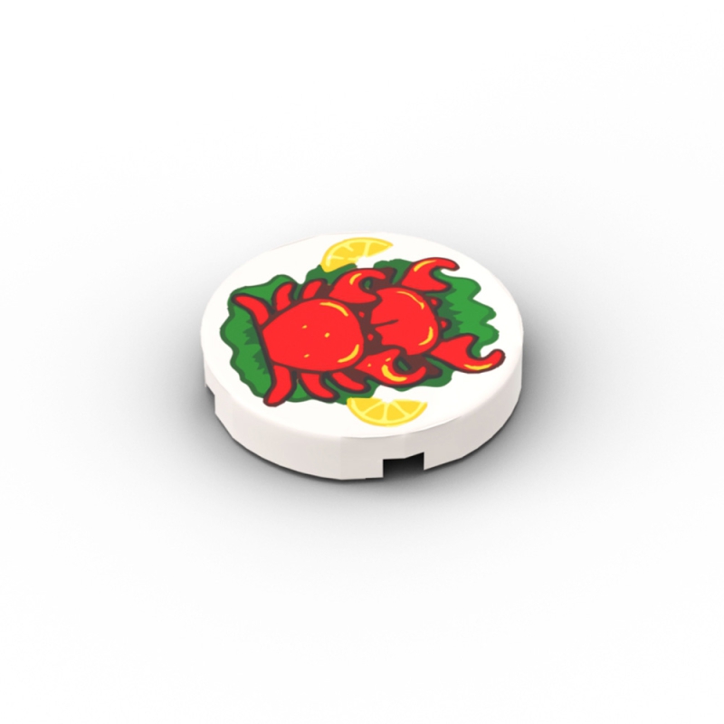 Crabs with Orange and Garnish