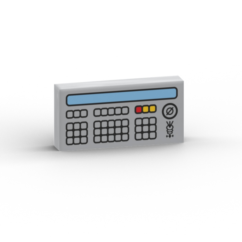 Control Panel with Gauges and Screws