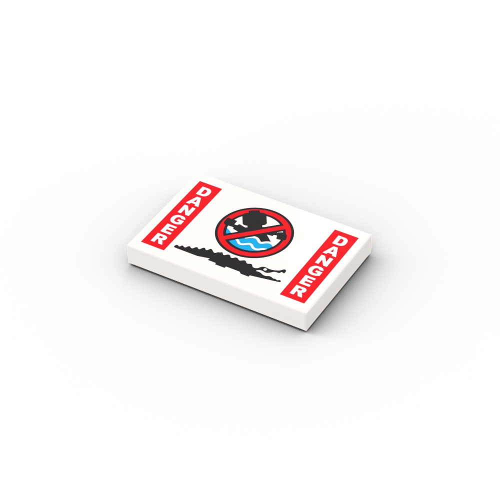 DANGER No Swimming Schild