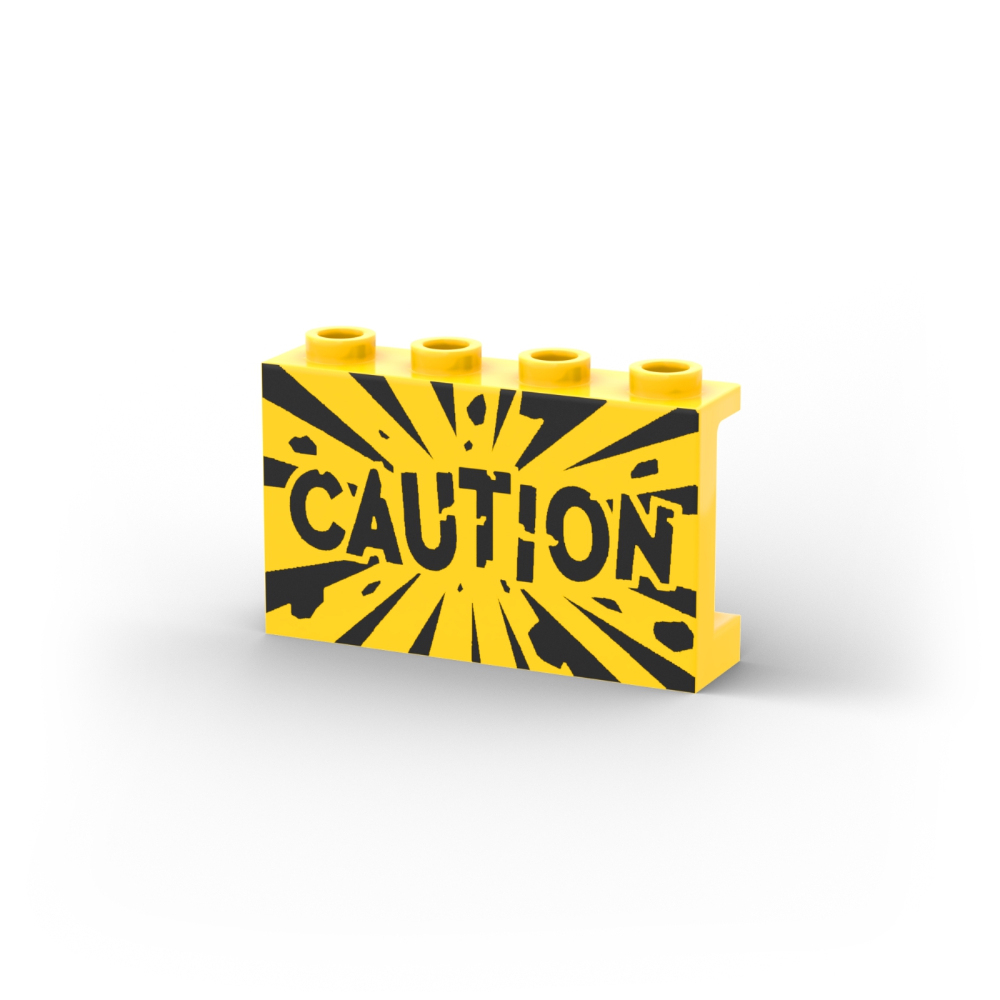 CAUTION und Explosion Schild