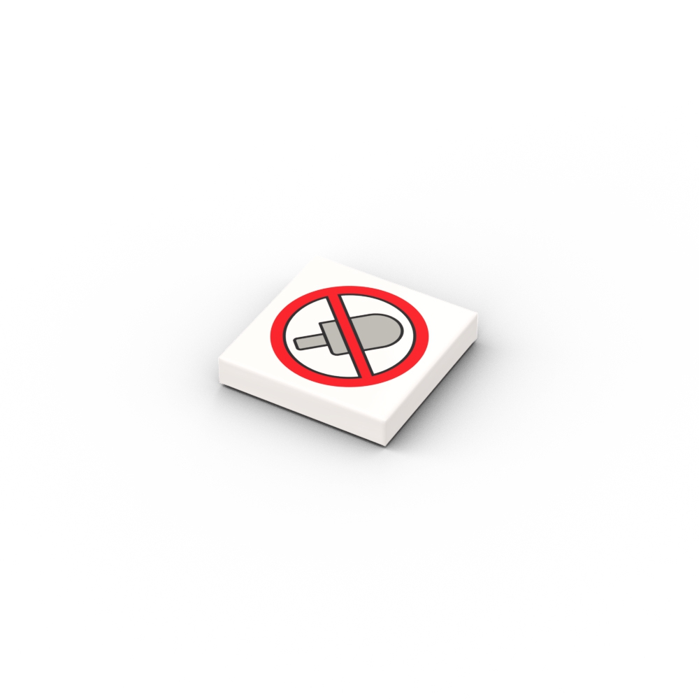 Kein Eis am Stiel Schild