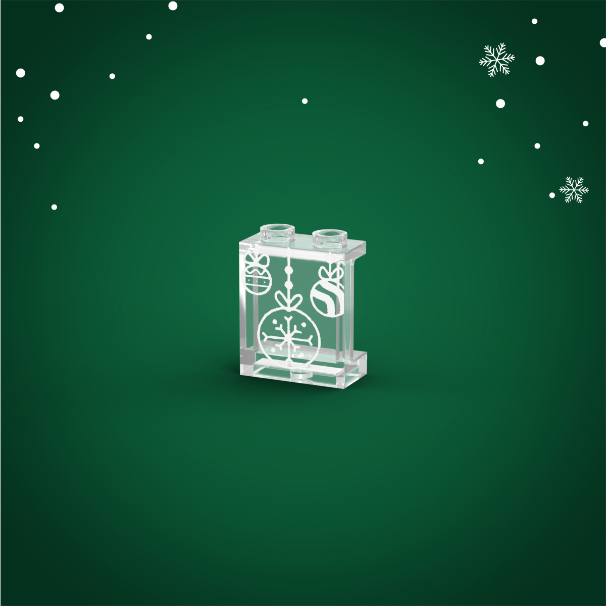 Fenster mit Weihnachtsdeko