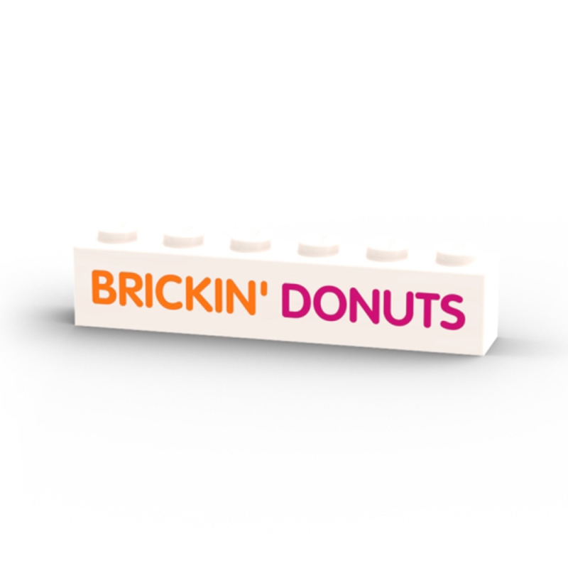 Brickin Donuts Shop Schild