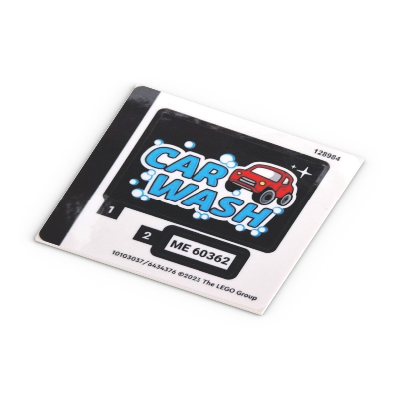 Car Wash and License Plate