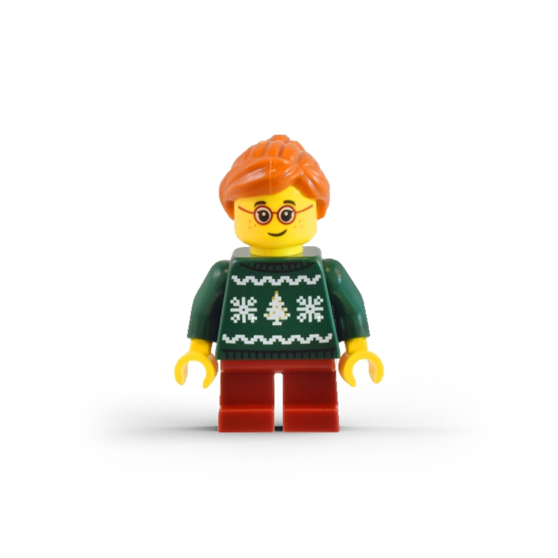 Girl with Holiday Sweater