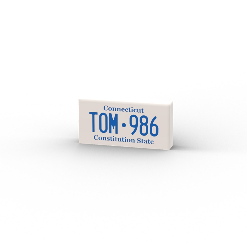 TOM・986 License plates