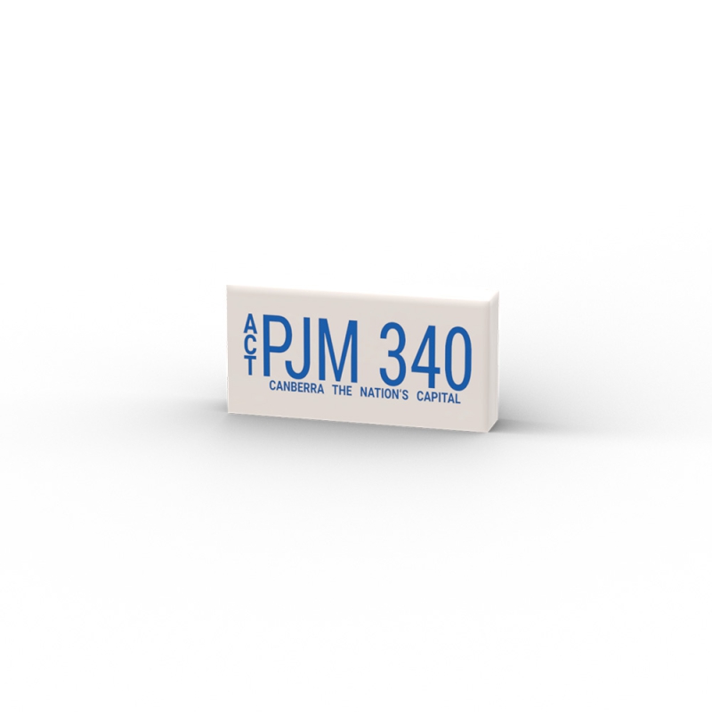 PJM 340 License plates
