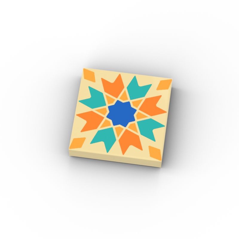 Floor Tiles Lines and Squares Pattern