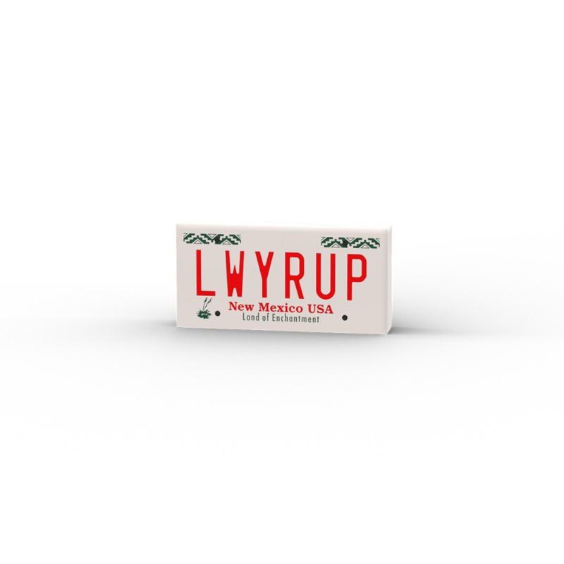 LWYRUP New Mexico USA License plate