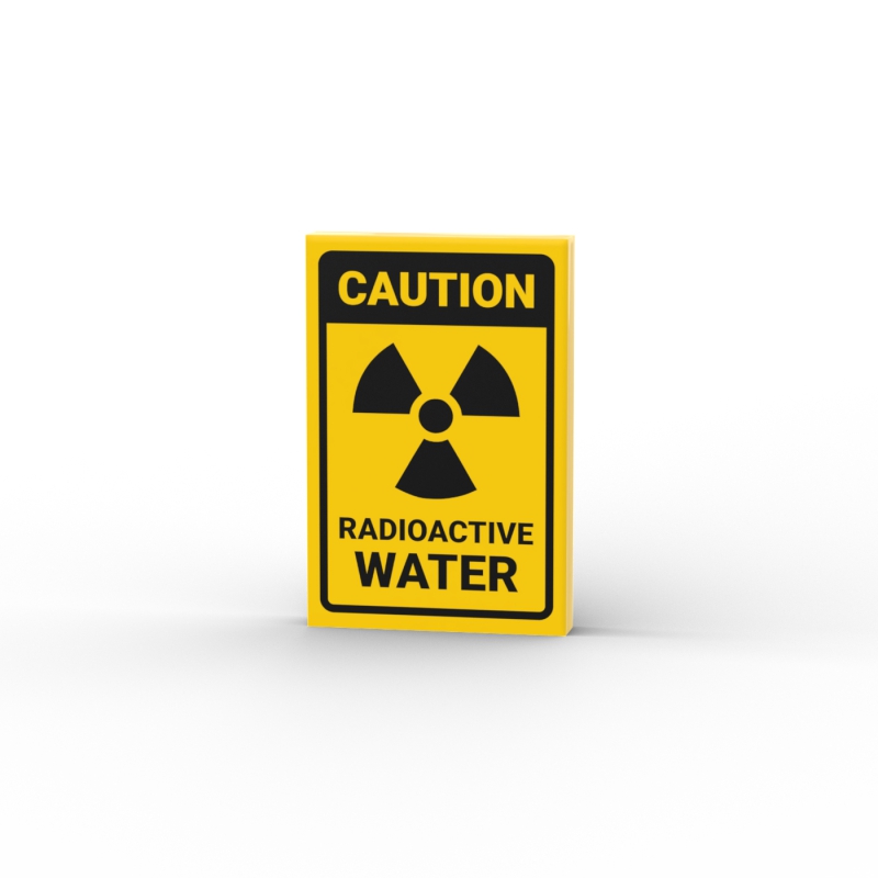 Caution Radioactive Water