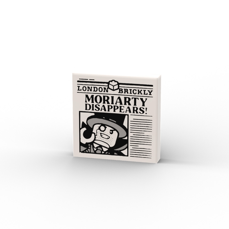 London Brickly Moriarty Disappears! Newspaper