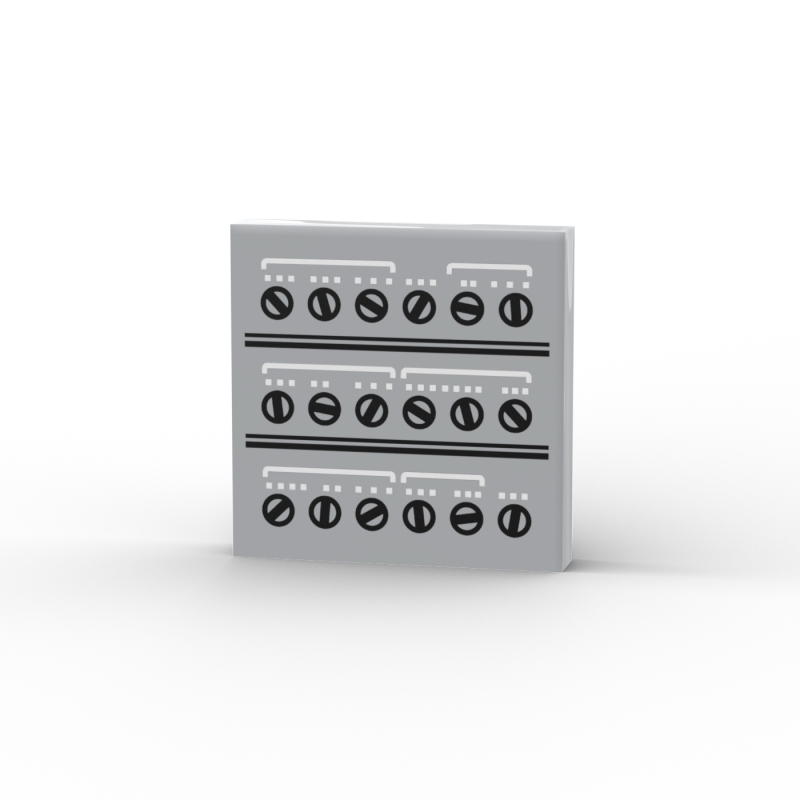 Panel with Lunar Lander Control and Circuitry