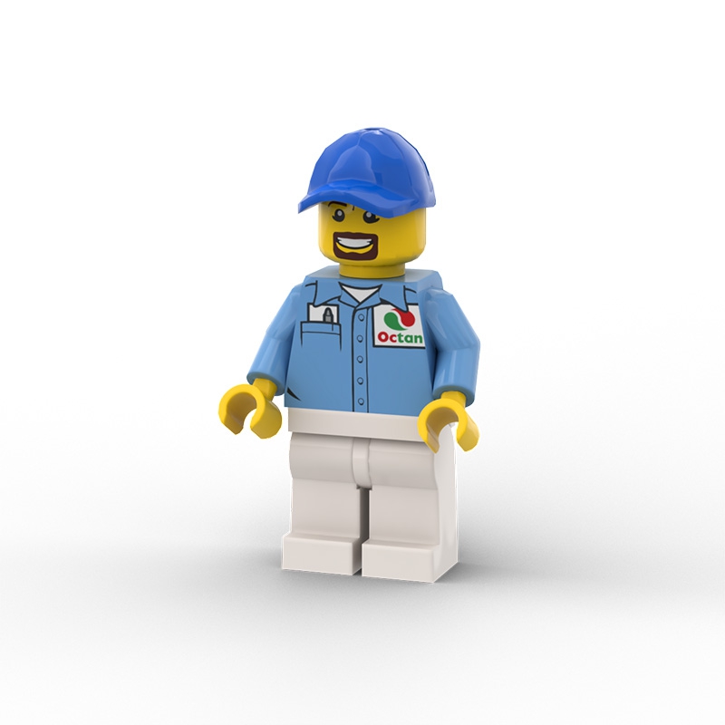 Octan Gas Station Worker