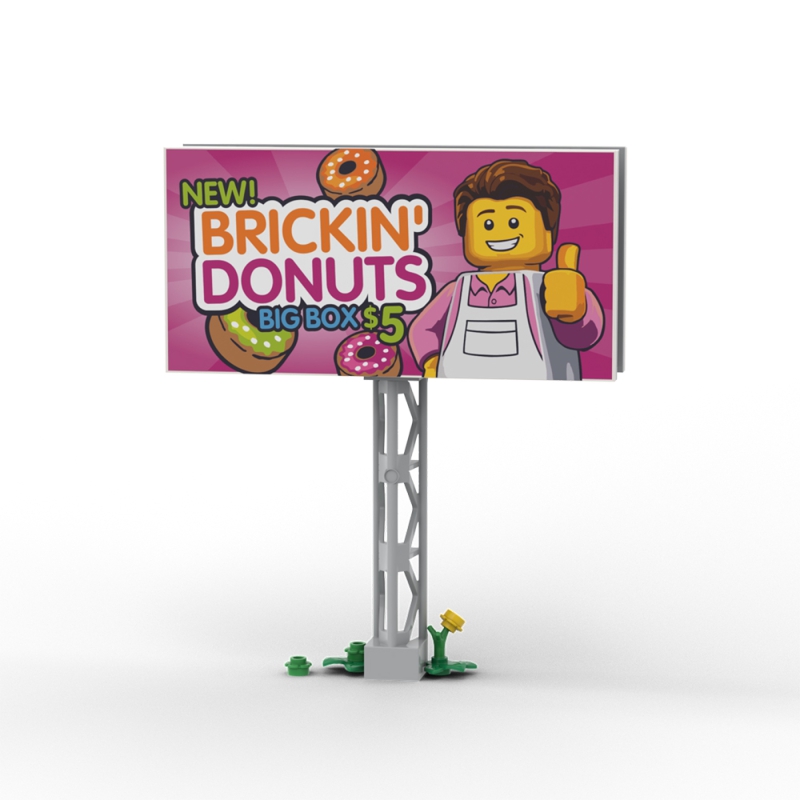 Brickin Donuts Billboard