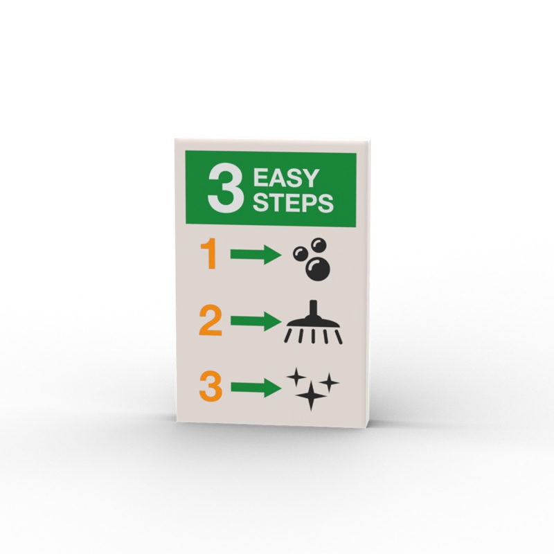 3 EASY STEPS Car Wash Instructions