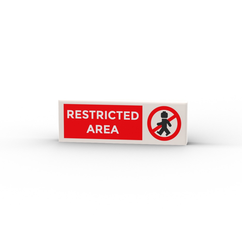 Restricted Area Sign