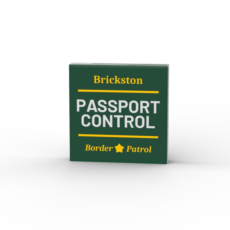 Passport Control Sign